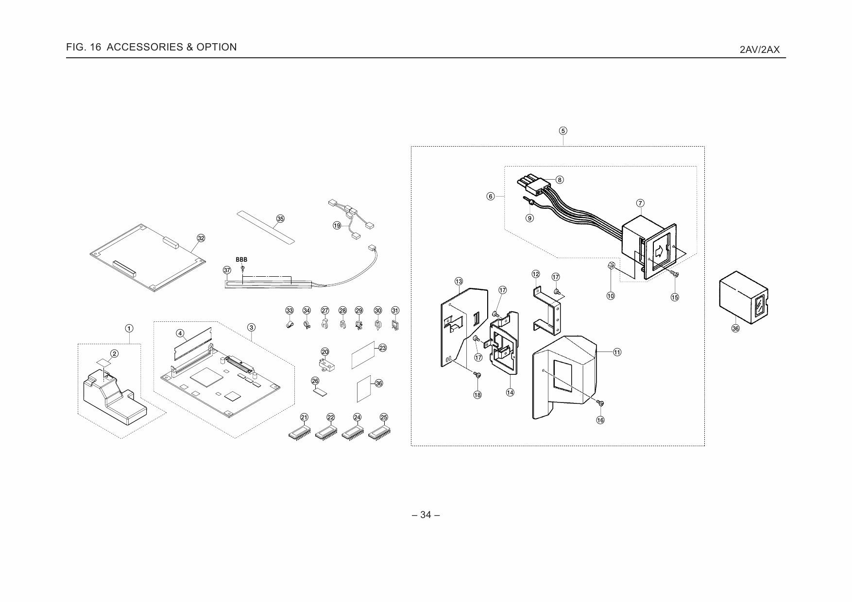 KYOCERA Copier KM-1530 2030 Parts Manual-4